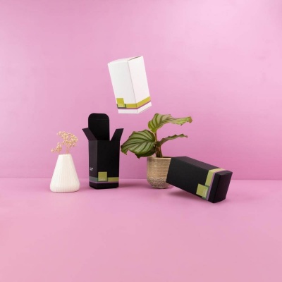 Faltschachtel Schwarz